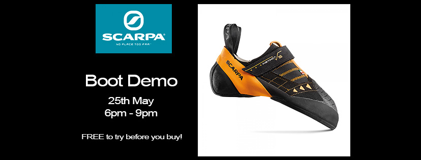 Durham Climbing Centre SCARPA Boot Demo